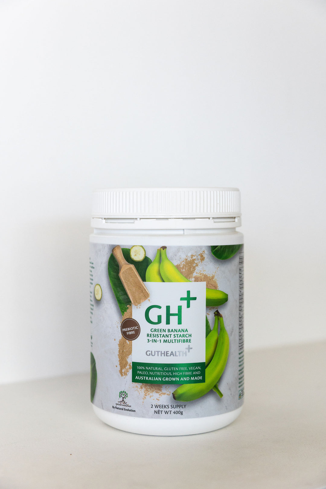 Natural Evolution GH+ Green Banana Resistant Starch 3-in-1 Multifibre 400g